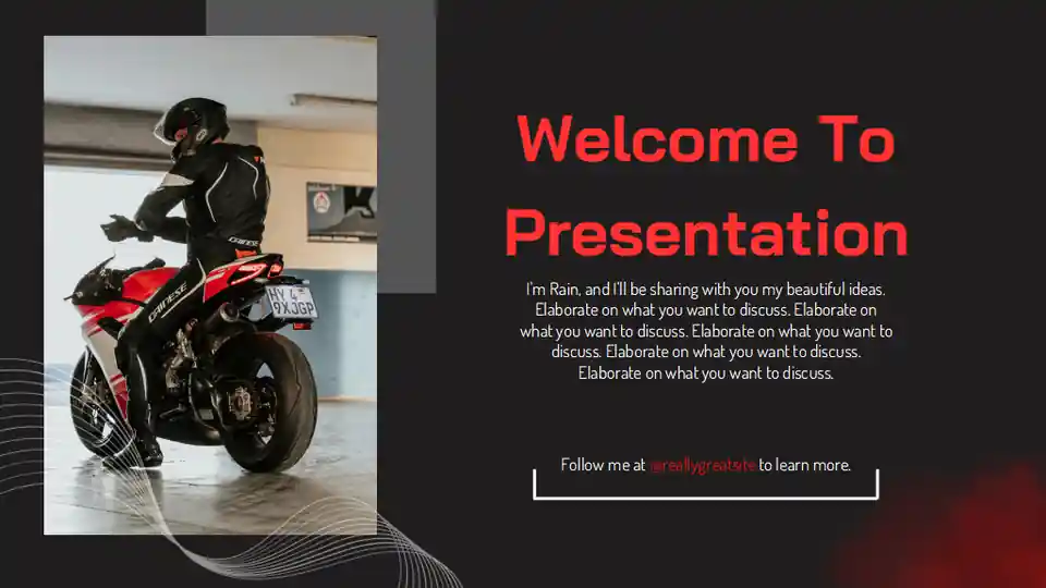 Motorcycle Shop Business Plan Slides