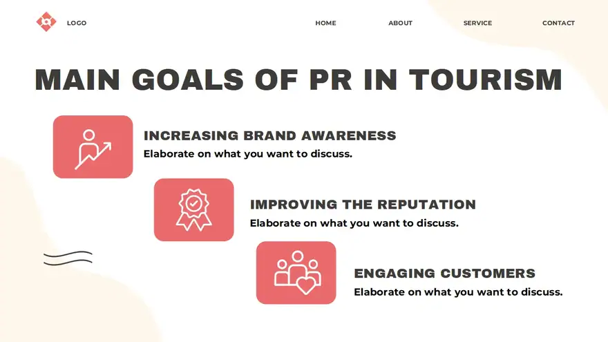 Public Relations In Tourism Slides