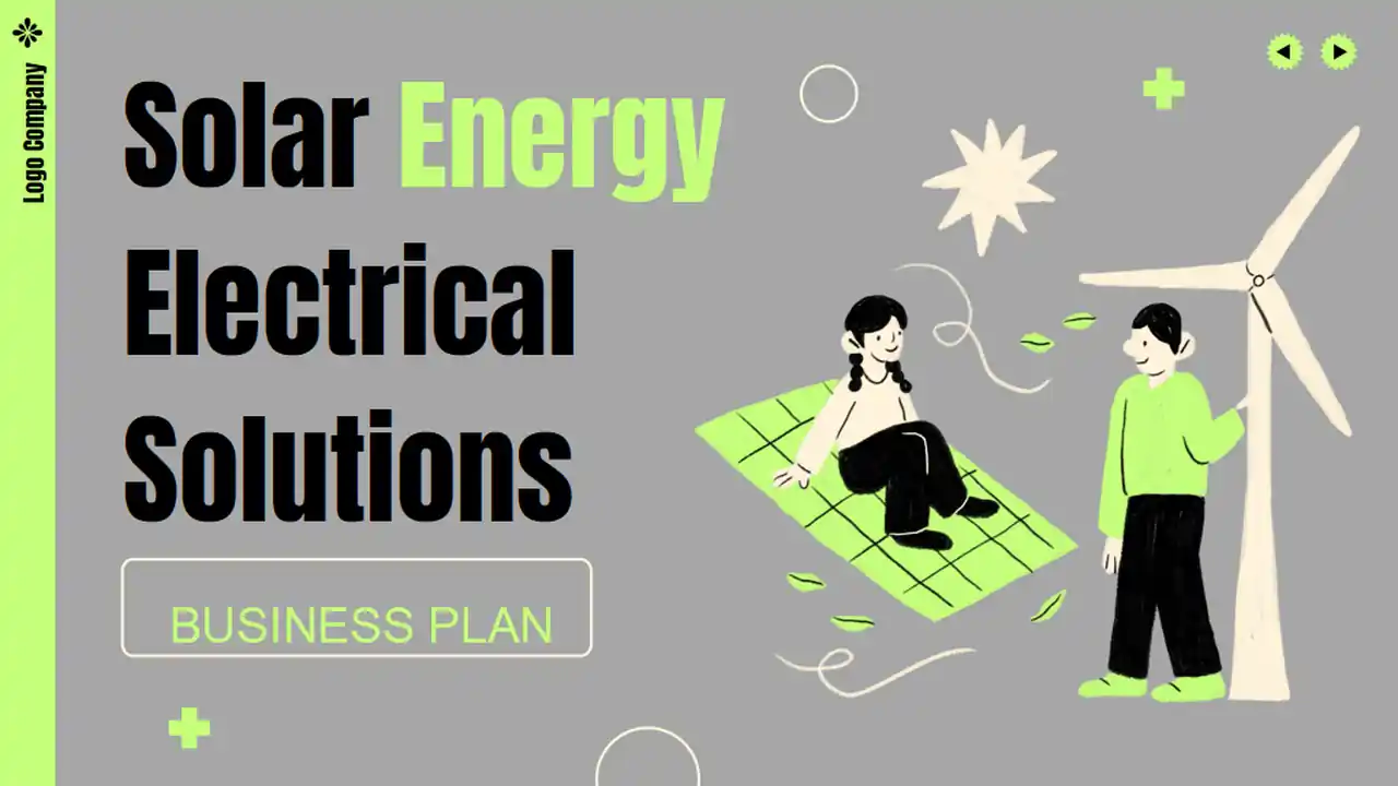 Solar Energy Electrical Solutions Business Plan Slides
