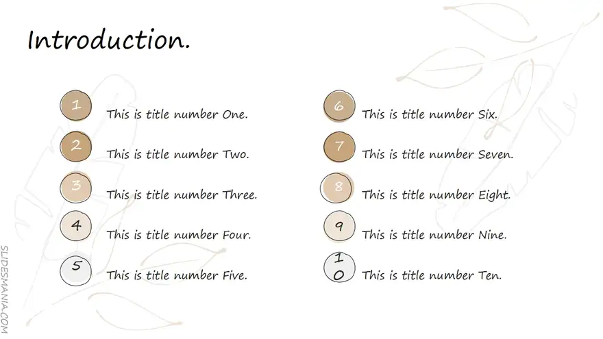 Sophie, elegant presentation template.