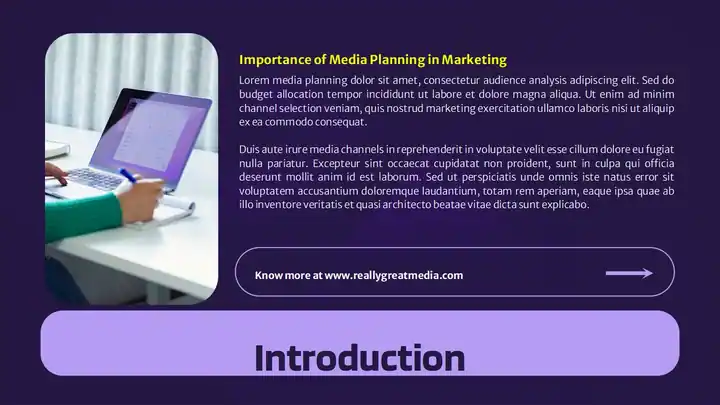Strategic Media Planning Slides