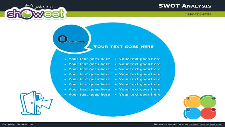 SWOT Analysis #3 – Free PowerPoint Charts