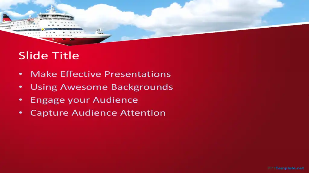 Free Cruise PPT Template