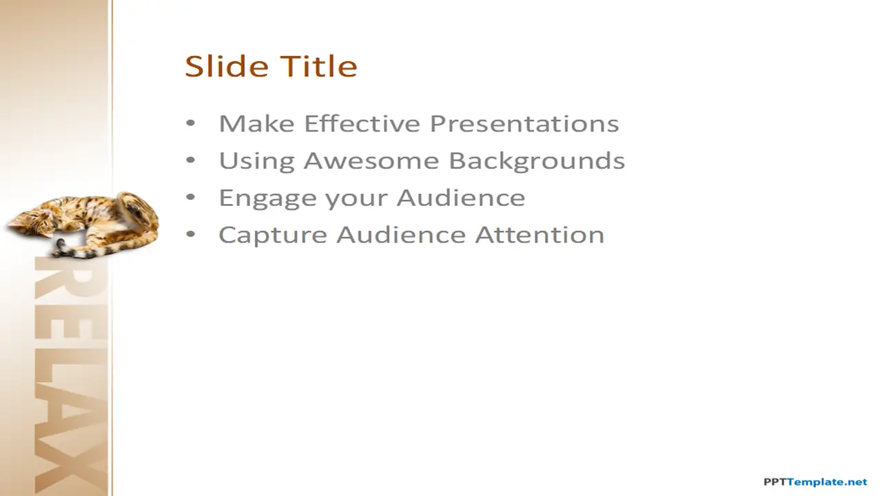Free Relax Leisure PPT Template