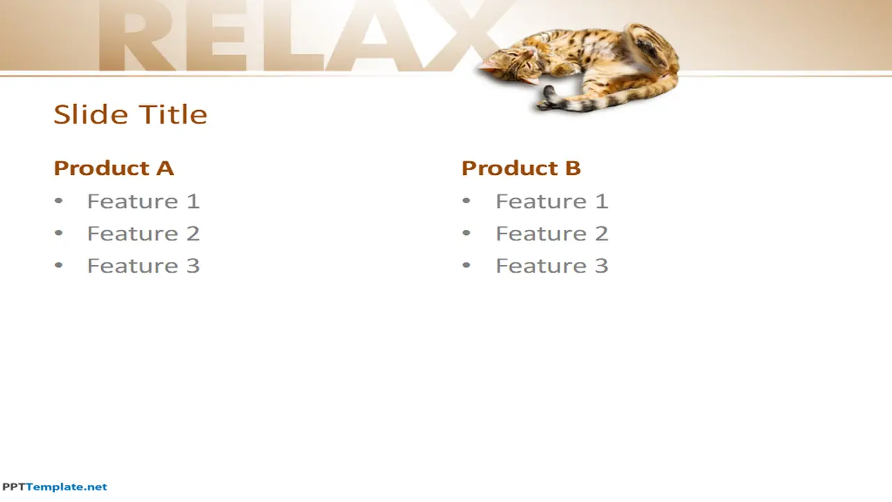Free Relax Leisure PPT Template