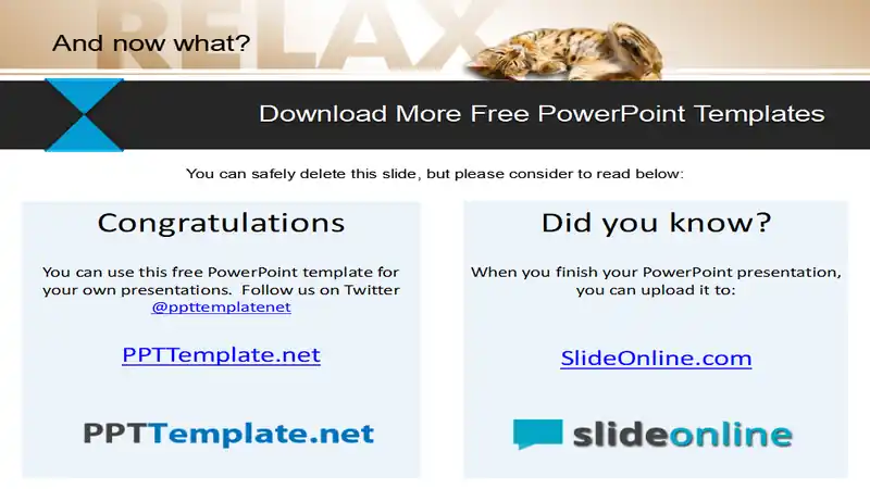 Free Relax Leisure PPT Template