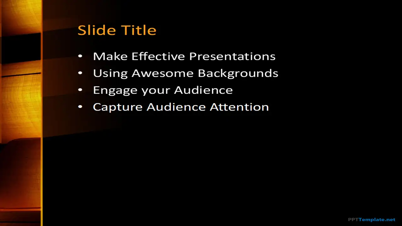 Free Lights Decor PPT Template