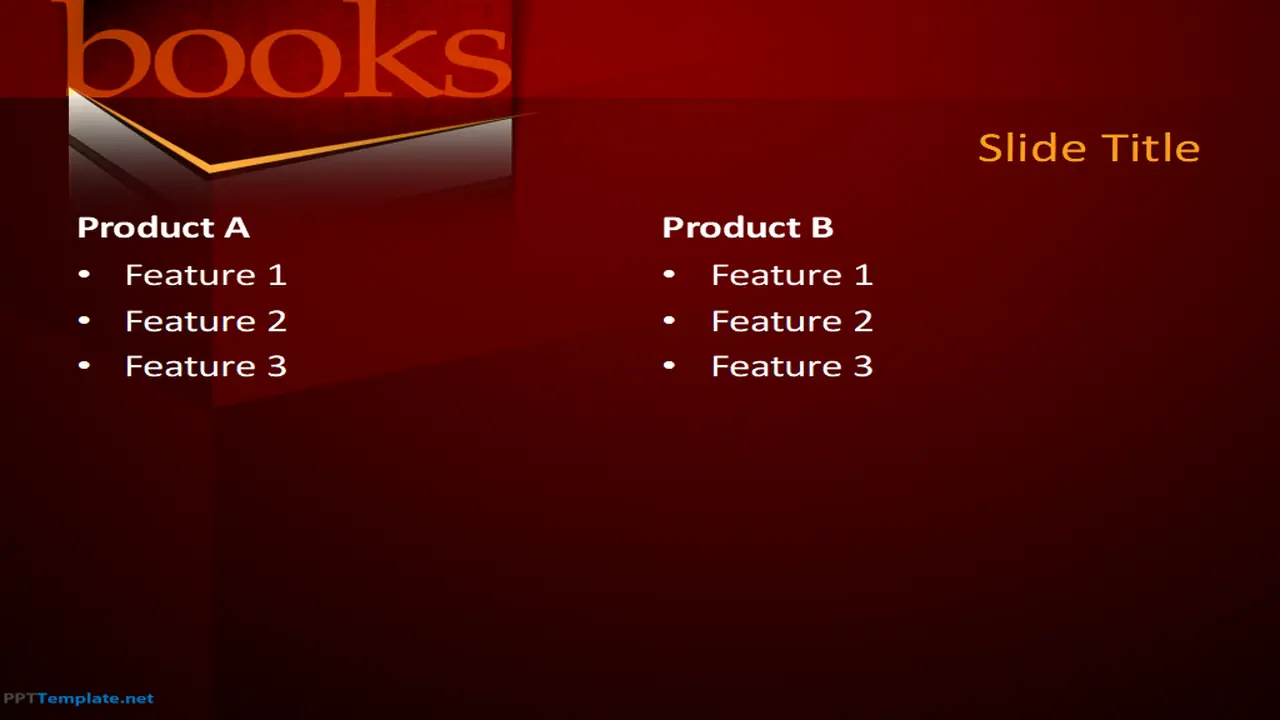 Free Books PPT Template