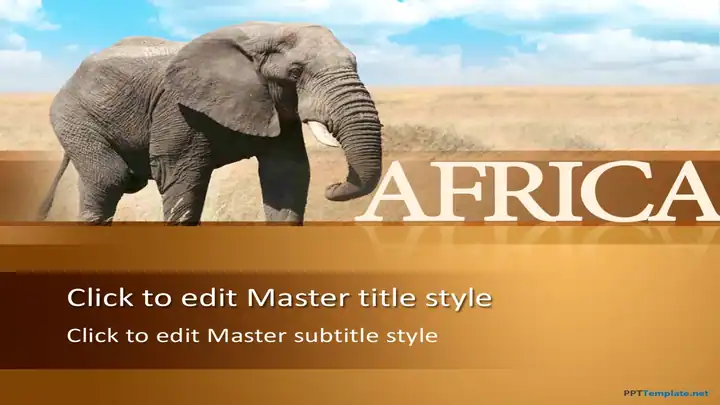10195-elephant-africa-ppt-template-0001