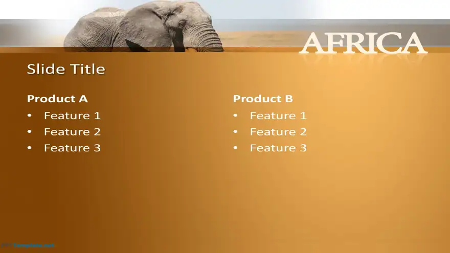 10195-elephant-africa-ppt-template-0001