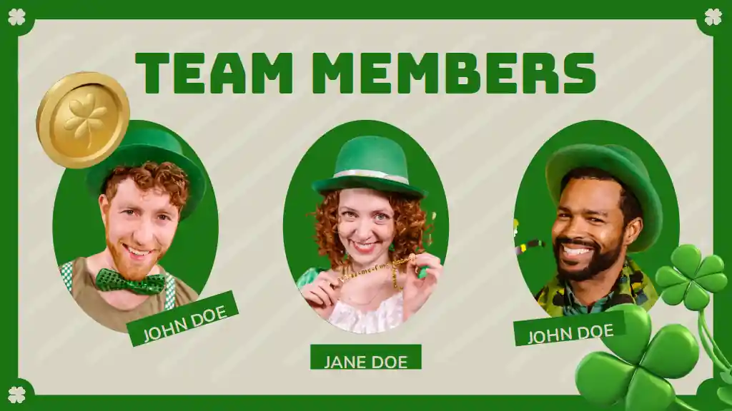 3D Illustrated St. Patrick's Day Jeopardy