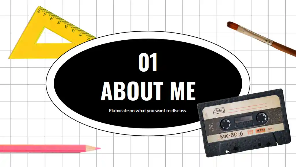 90s Retro Digital Journal Slides