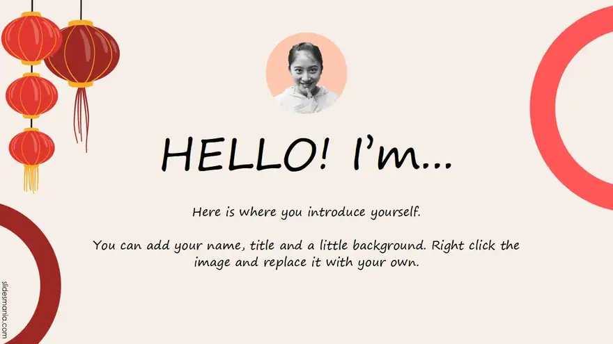 A Chinese Tale. A China inspired presentation template.