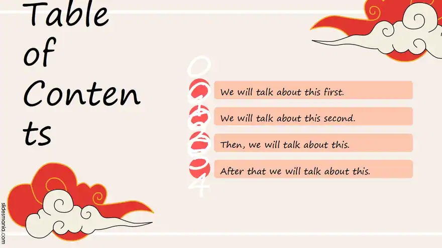 A Chinese Tale. A China inspired presentation template.