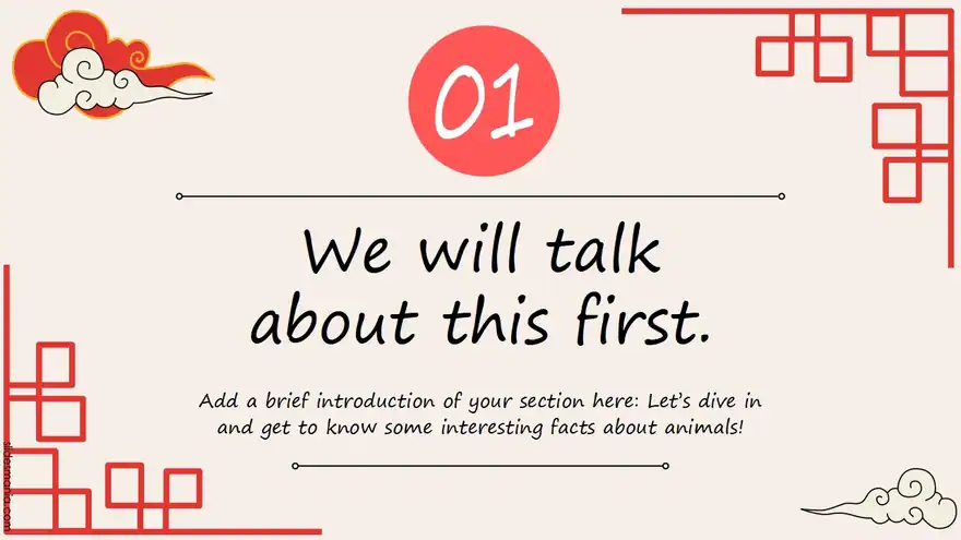 A Chinese Tale. A China inspired presentation template.