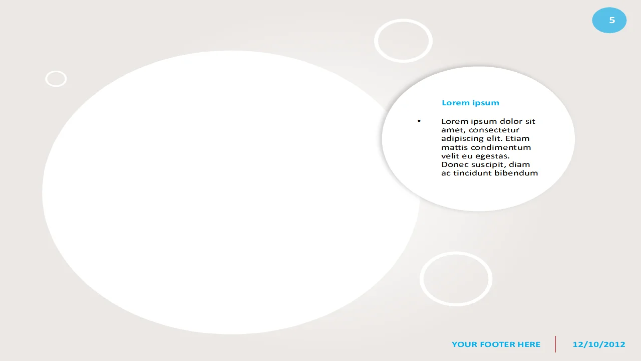 Abstract Bubbles Template for PowerPoint