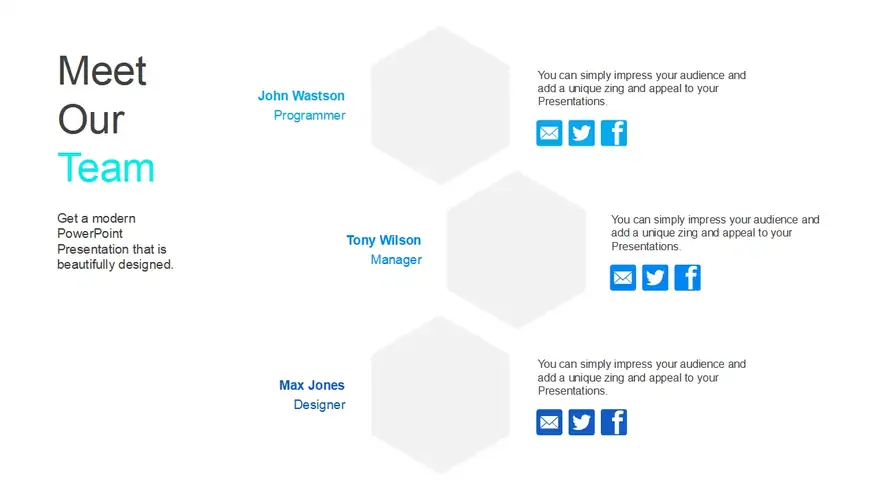 Abstract Hi-Tech Hexagons PowerPoint Templates