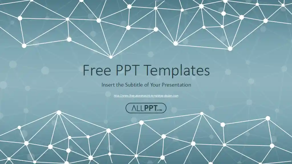 Abstract Polygonal Space PowerPoint Templates
