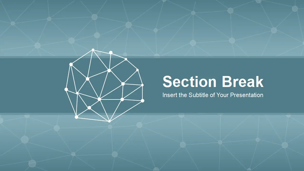 Abstract Polygonal Space PowerPoint Templates