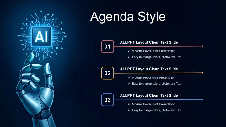 Artificial Intelligence Innovation PowerPoint Templates