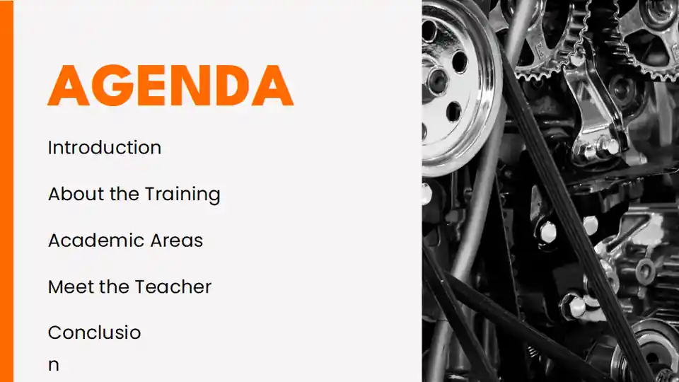 Automotive Training Center Slides