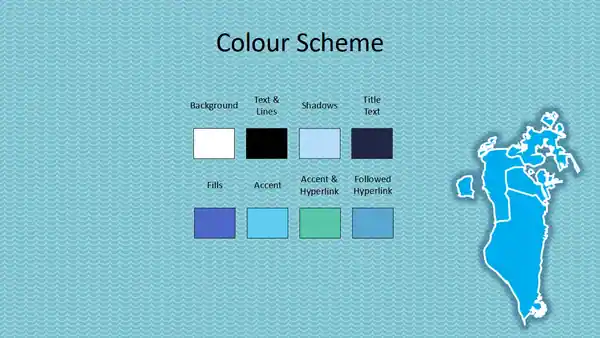 Bahrain Map PowerPoint Template