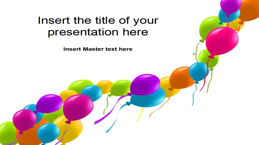 Balloons – Free PowerPoint Template