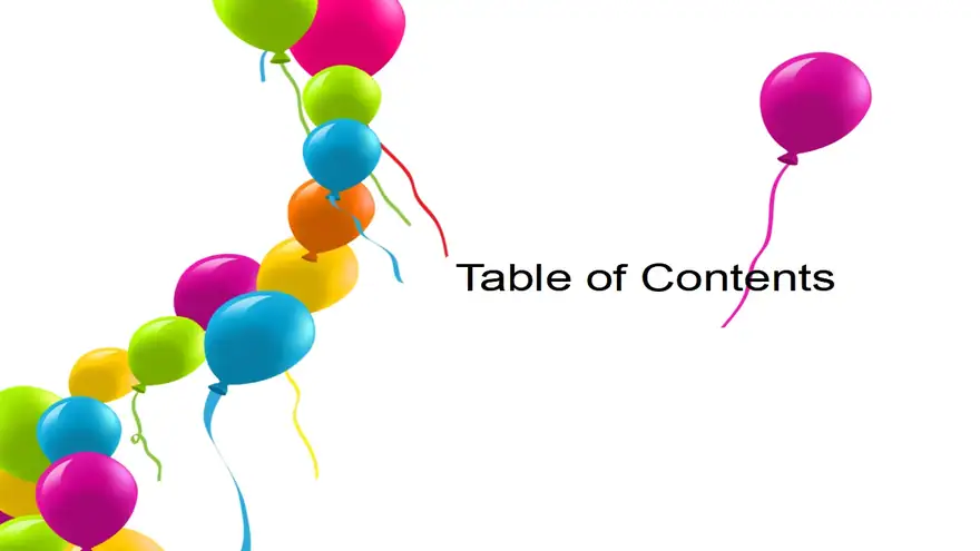 Balloons – Free PowerPoint Template