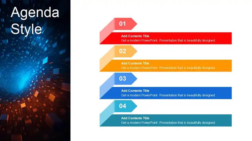 Big Data Massive Flow PowerPoint Templates
