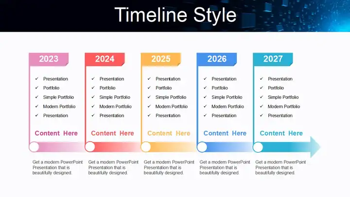Big Data Massive Flow PowerPoint Templates