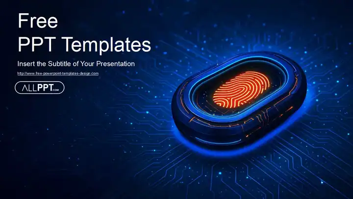 Biometric Authentication Cybersecurity PowerPoint Templates