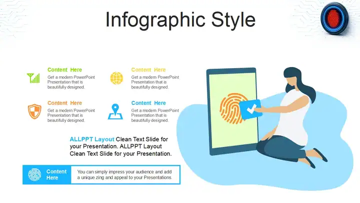 Biometric Authentication Cybersecurity PowerPoint Templates