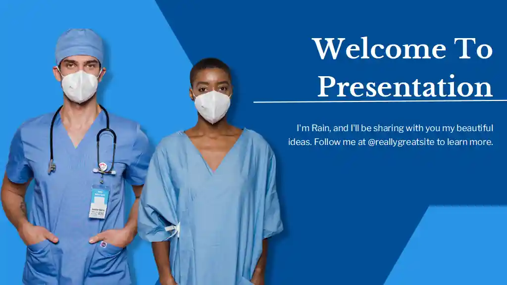 Blue Minimalistic Medical Technology Breakthroughs Slides
