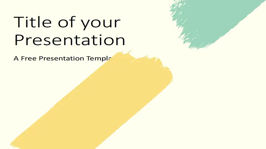 Brushes Template for PowerPoint and Google Slides