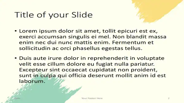 Brushes Template for PowerPoint and Google Slides