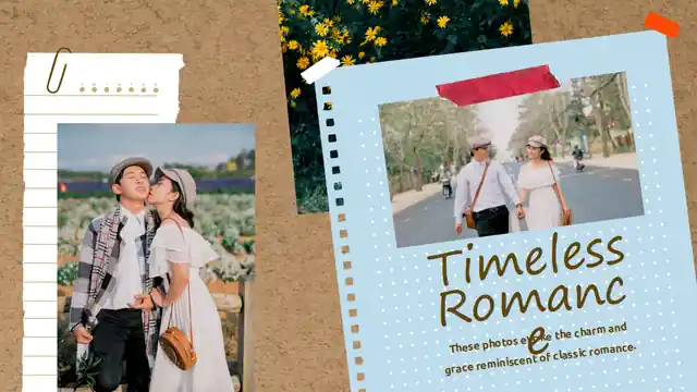 Bulletin Board Prenuptial Photoshoot Album Slides