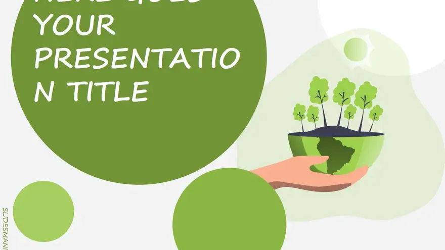 Carlina Free Environmental Template for Google Slides or PowerPoint.