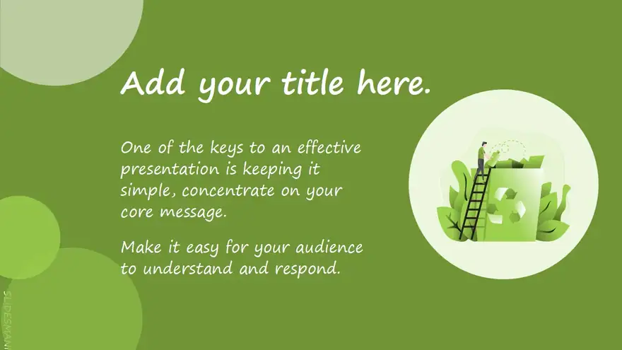 Carlina Free Environmental Template for Google Slides or PowerPoint.