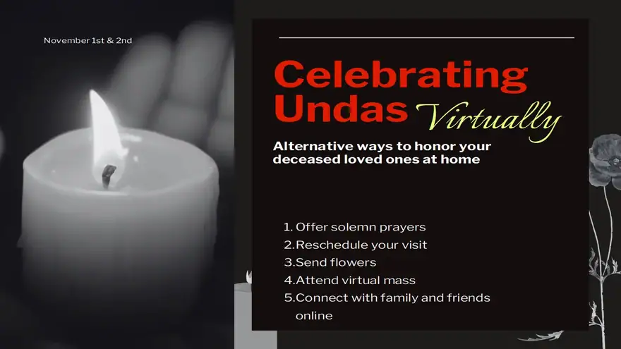 Celebrating Undas Virtually Poster