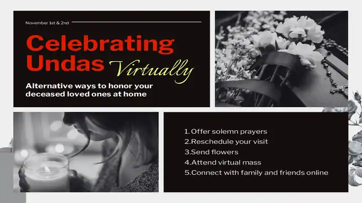 Celebrating Undas Virtually Poster