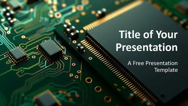 Circuitry Closeup Template