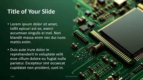 Circuitry Closeup Template