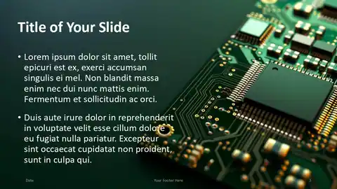 Circuitry Closeup Template