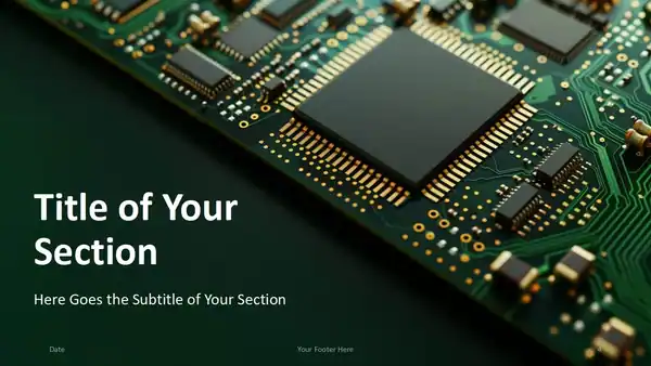 Circuitry Closeup Template