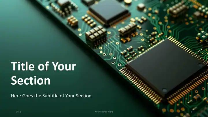 Circuitry Closeup Template
