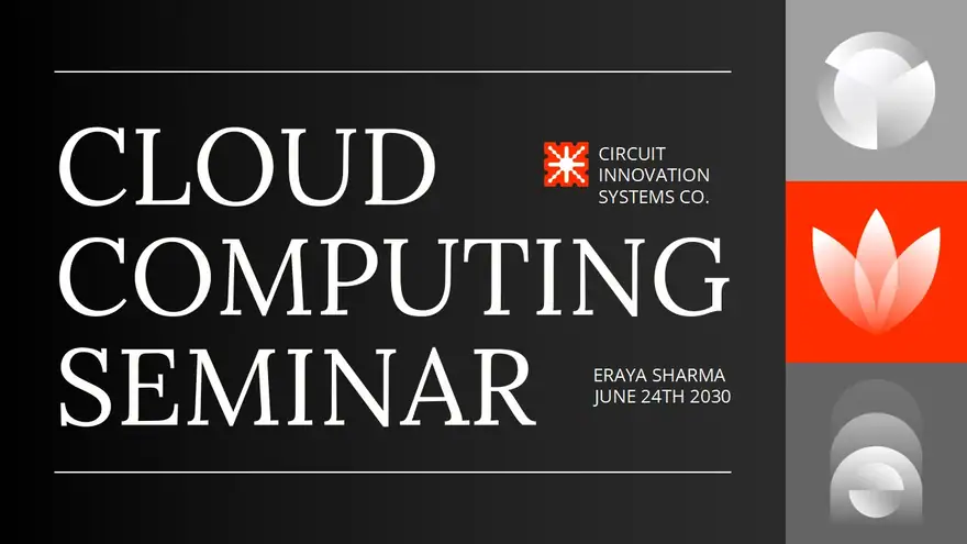 Cloud Computing Seminar Slides