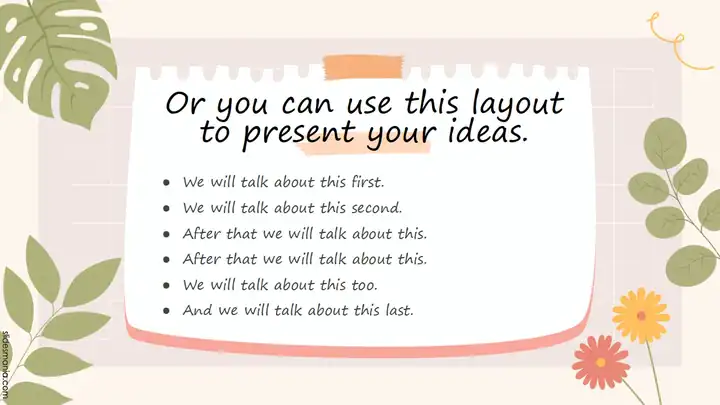 Cute Little Notes, free slides theme for Canva, PPT & Google Slides.