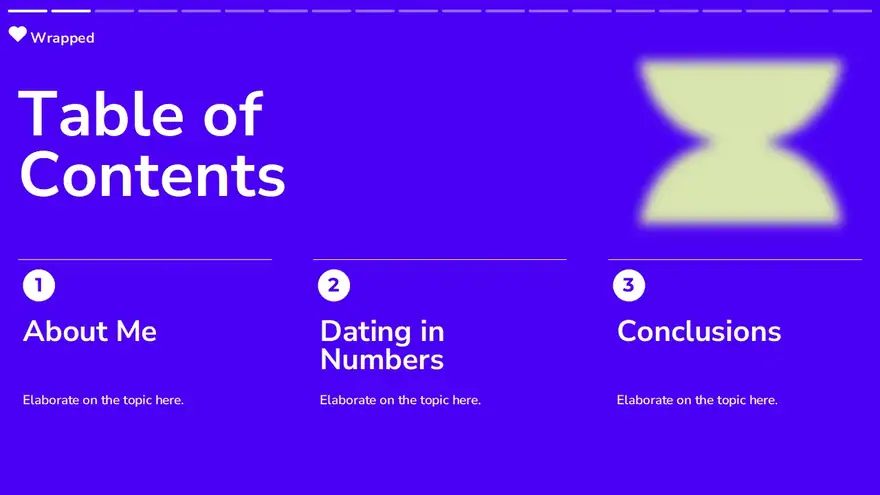 Dating Wrapped Up Highlights Slides