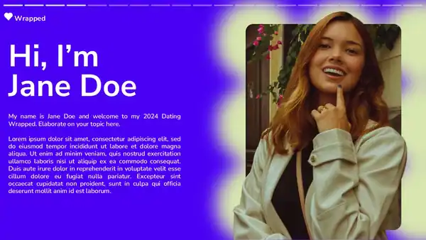 Dating Wrapped Up Highlights Slides