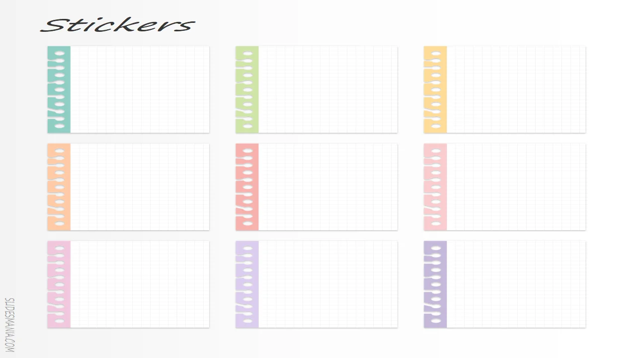 Digital Notebook with tabs and free stickers.
